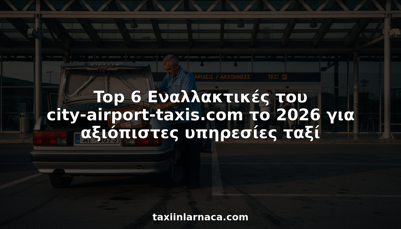 Top 6 Εναλλακτικές του city-airport-taxis.com το 2026 για αξιόπιστες υπηρεσίες ταξί
